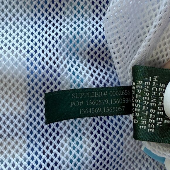 Lauren Ralph Lauren Active Plaid Zip Jacket XL Blue White Lightweight Mesh Lined - Picture 12 of 14
